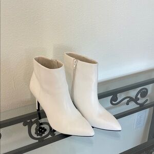 Worthington Elegant White Ankle Boots